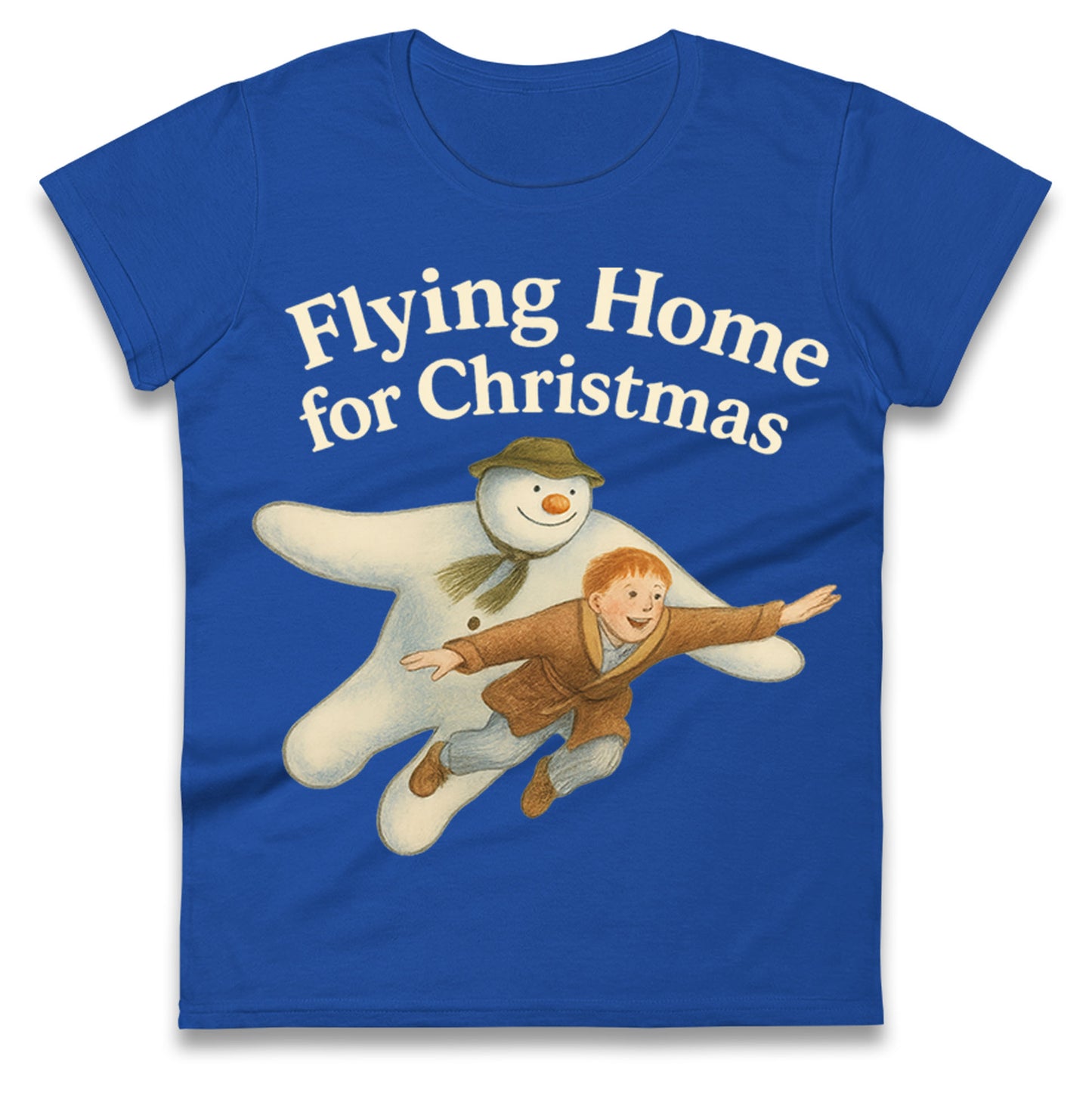 The Snowman Movie Christmas Ladies T Shirt 