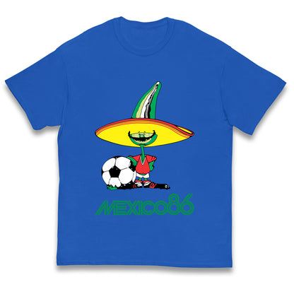 Mexico 86 Mascot Kids T Shirt