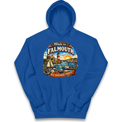 Made In Falmouth All Original Parts Kids Hoodie