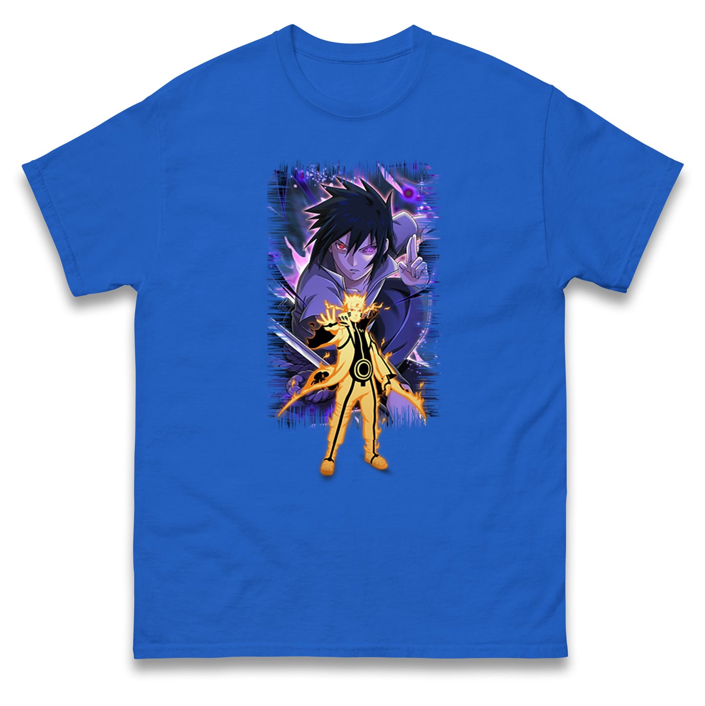 sasuke uchiha and naruto uzumaki t shirt