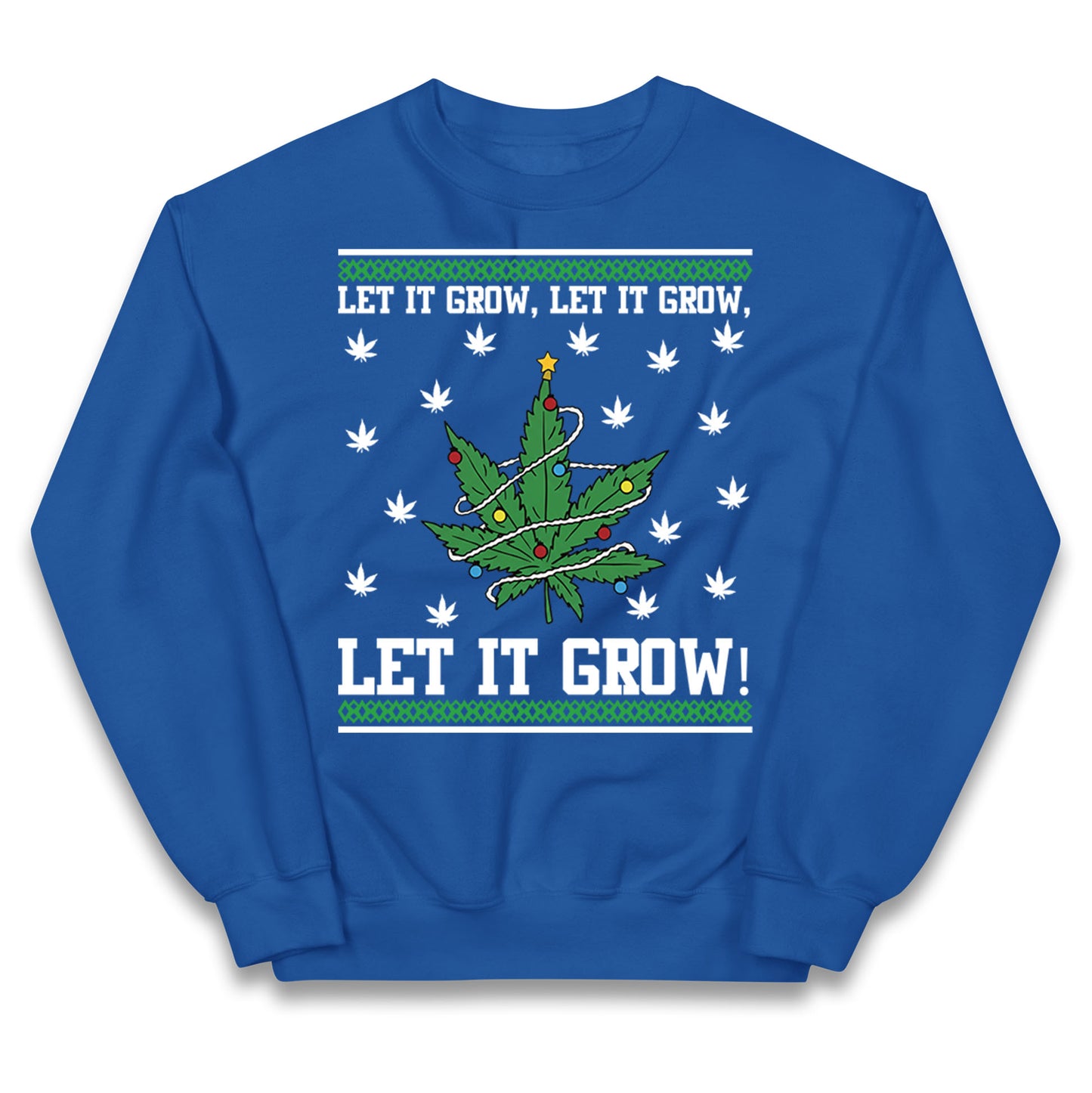 Cannabis Christmas Kids Jumper