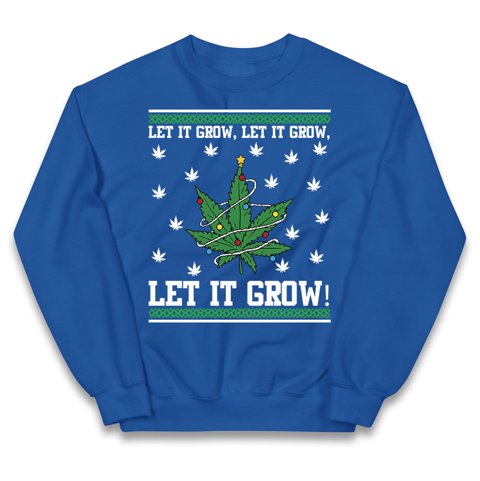 Cannabis Christmas Kids Jumper