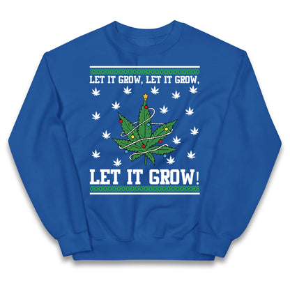 Cannabis Christmas Kids Jumper