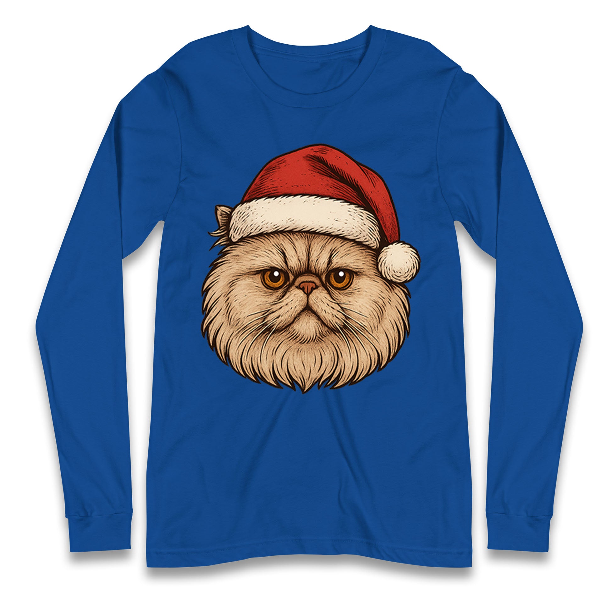 Persian Cat Christmas Longsleeve T Shirt 