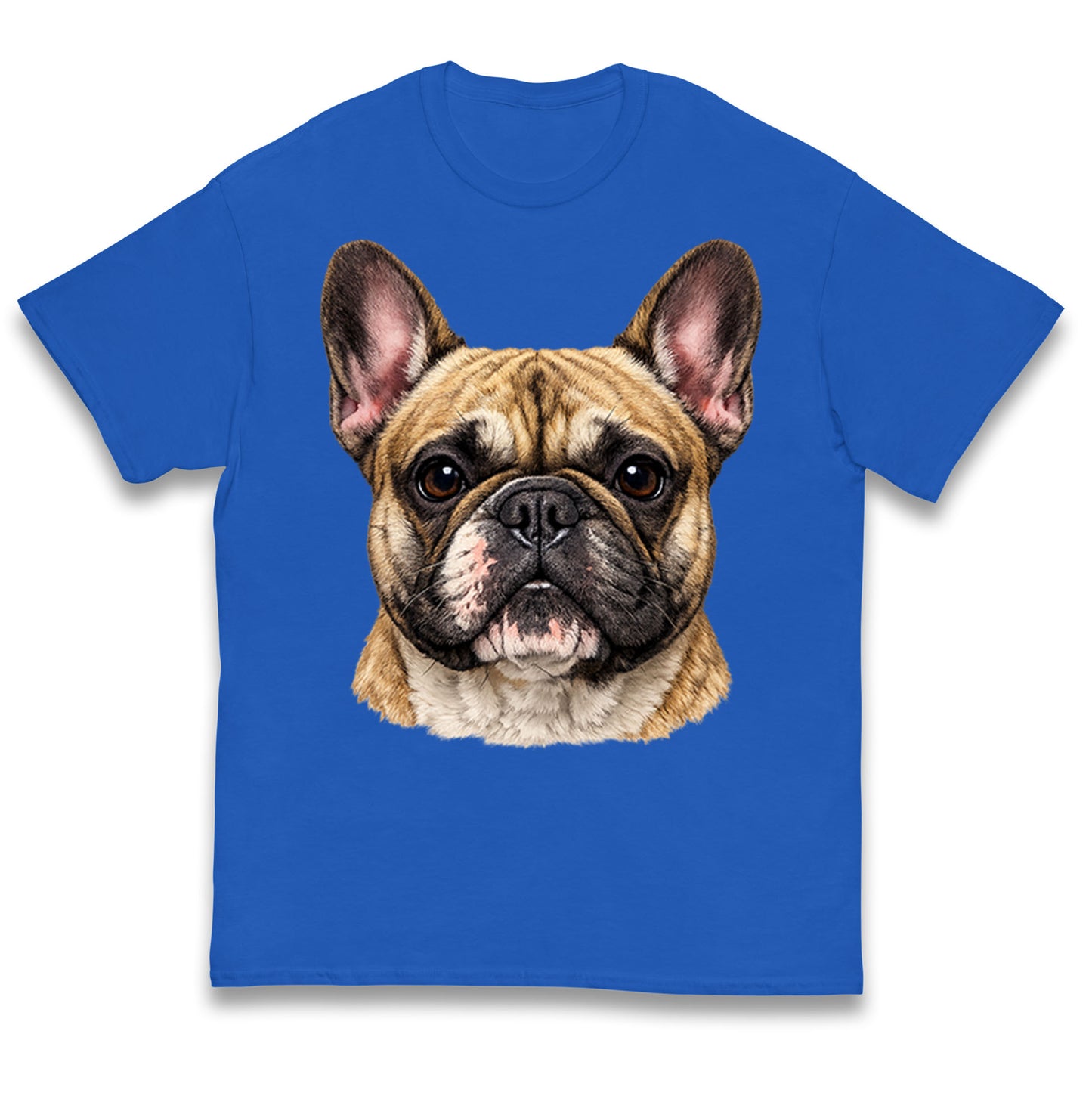 French Bulldog Face Kids T Shirt