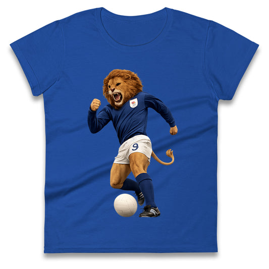 Retro Millwall FC Ladies T Shirt