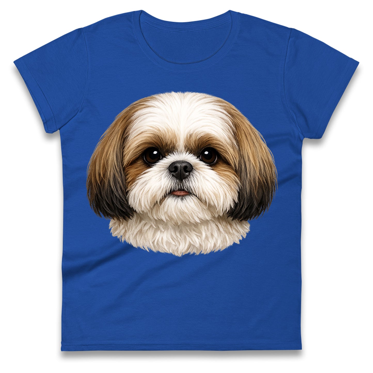 Shih Tzu Face Ladies T Shirt