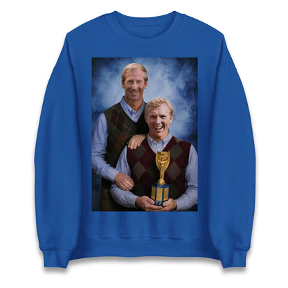 Bobby Moore Bobby Charlton Step Brothers Style England 1966 Jumper