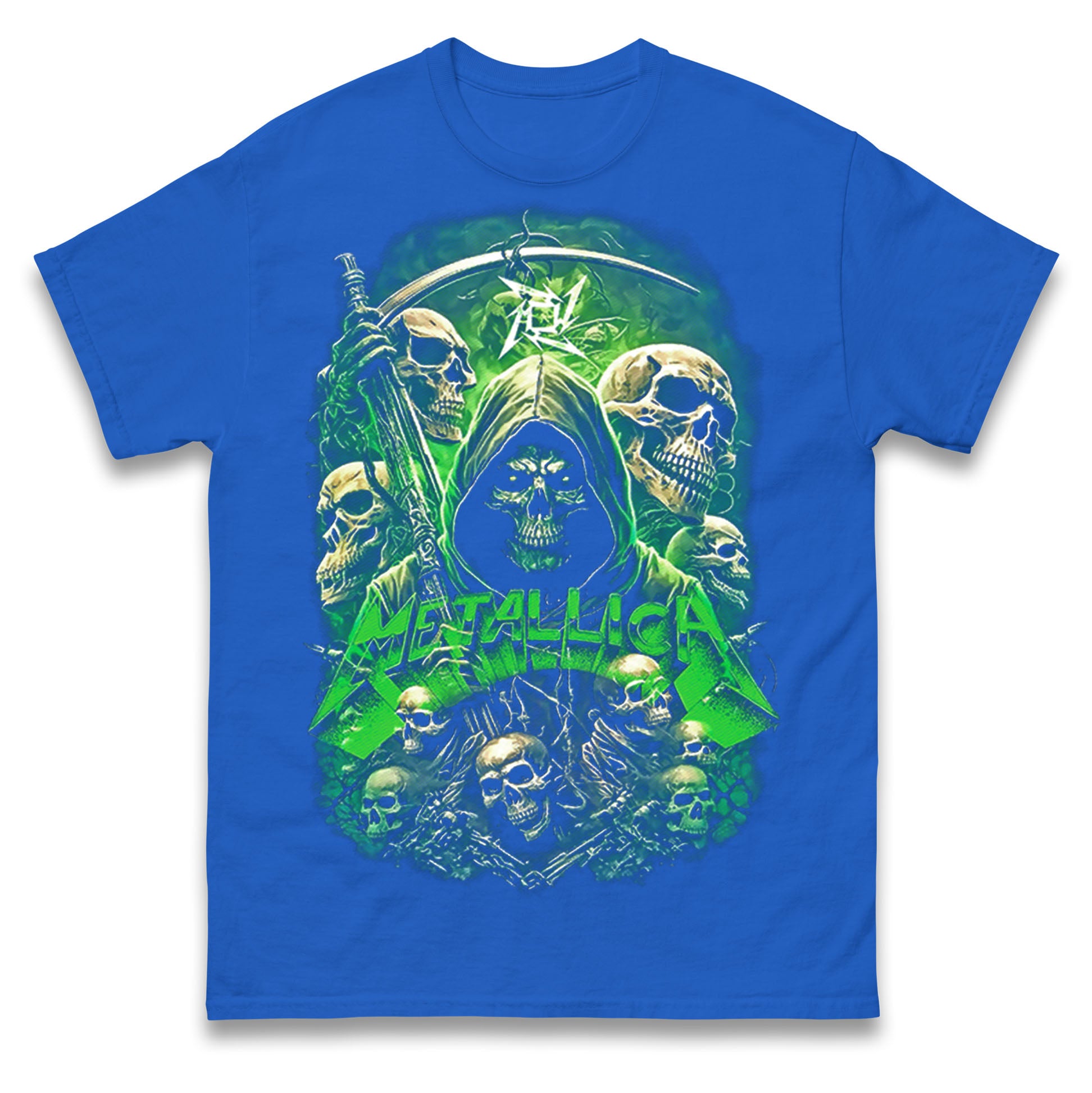 Metallica Green Skulls T Shirt