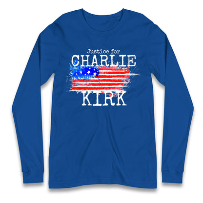 Justice For Charlie Kirk Longsleeve T Shirt
