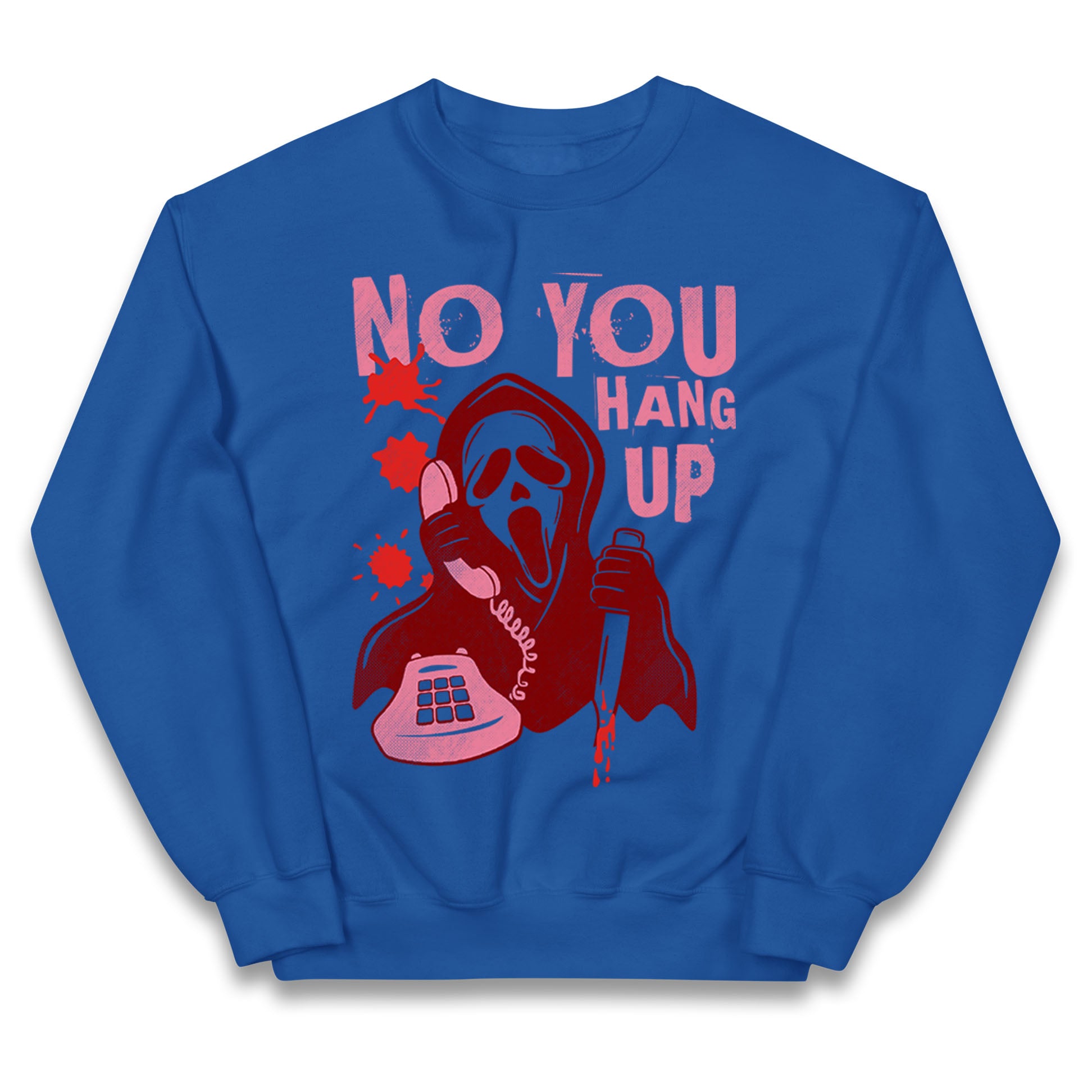 Ghost Face No You Hang Up Halloween Jumper

