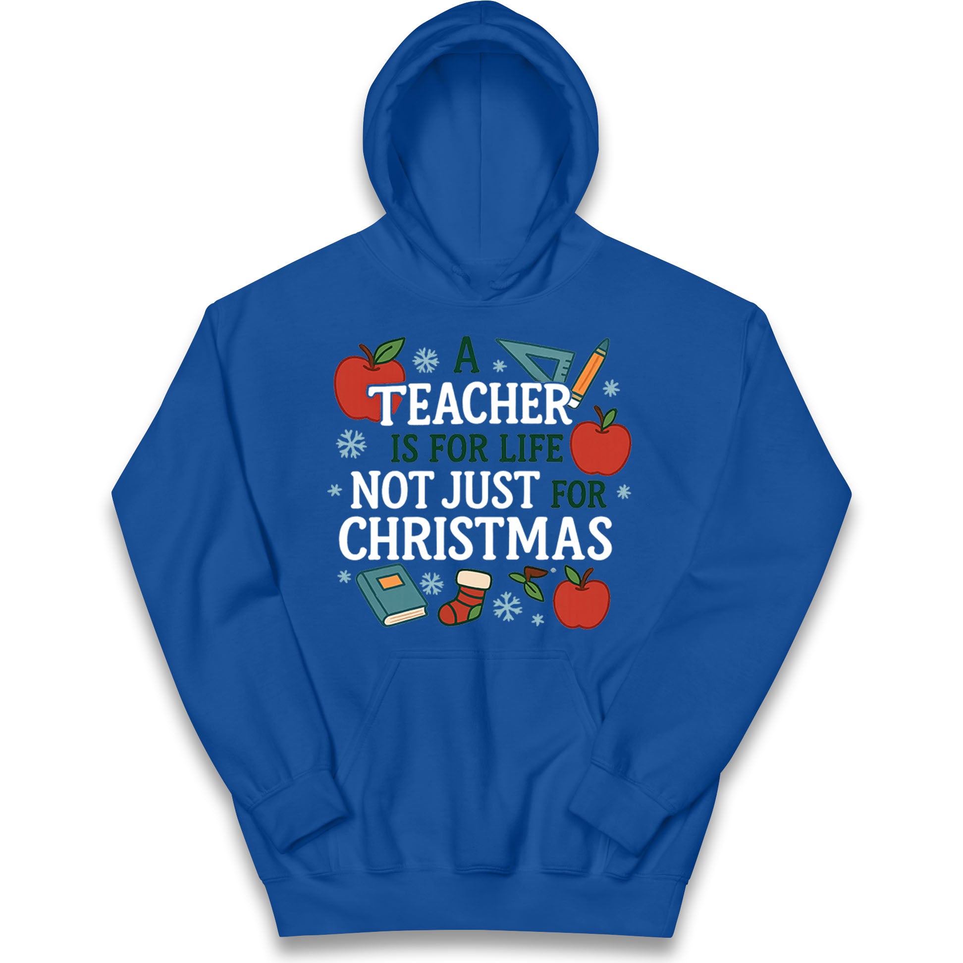 Teacher Christmas Kids Hoodie