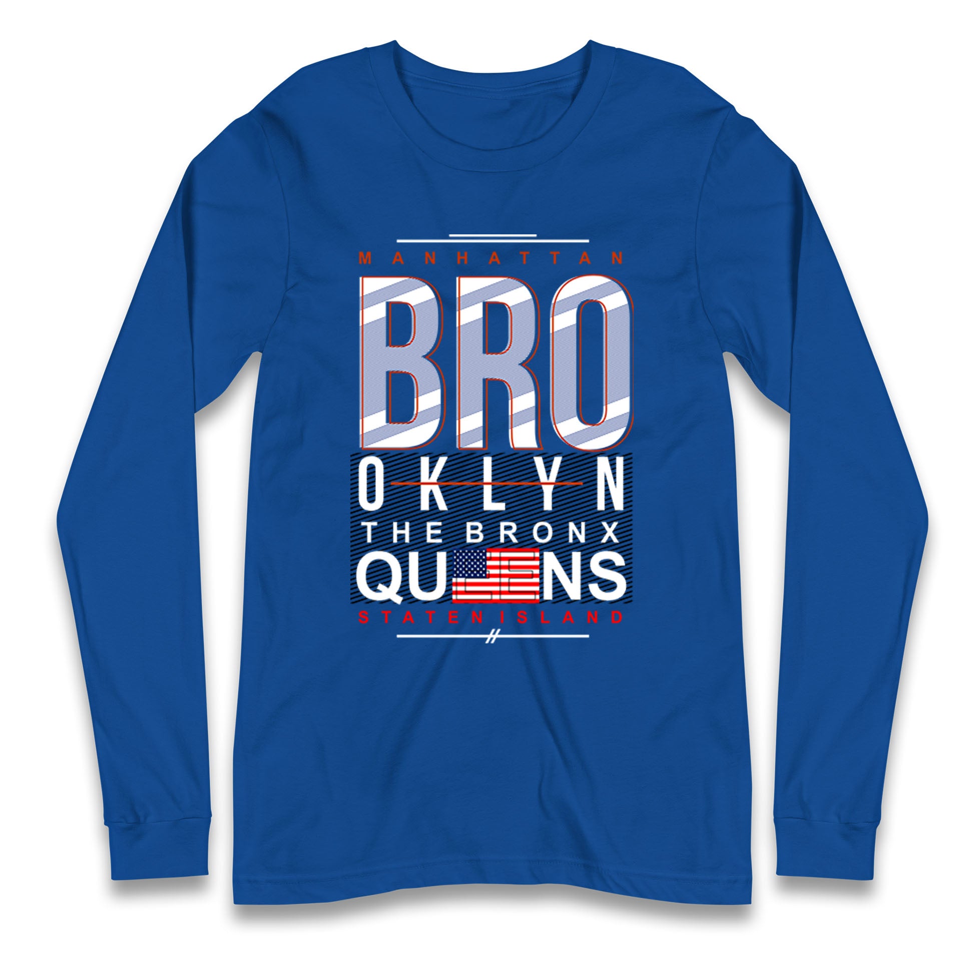 Brooklyn New York State Longsleeve T Shirt