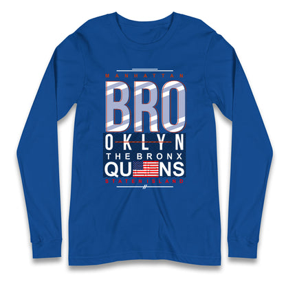 Brooklyn New York State Longsleeve T Shirt