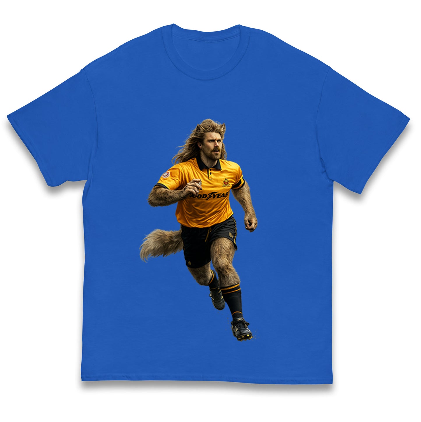 Retro John The Wolf Wolves Football Kids T Shirt 