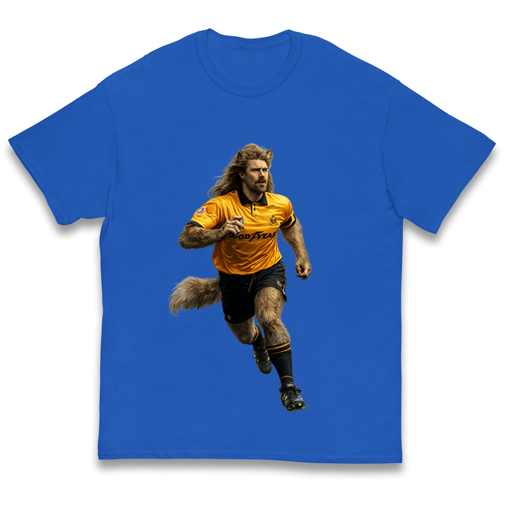 Retro John The Wolf Wolves Football Kids T Shirt 