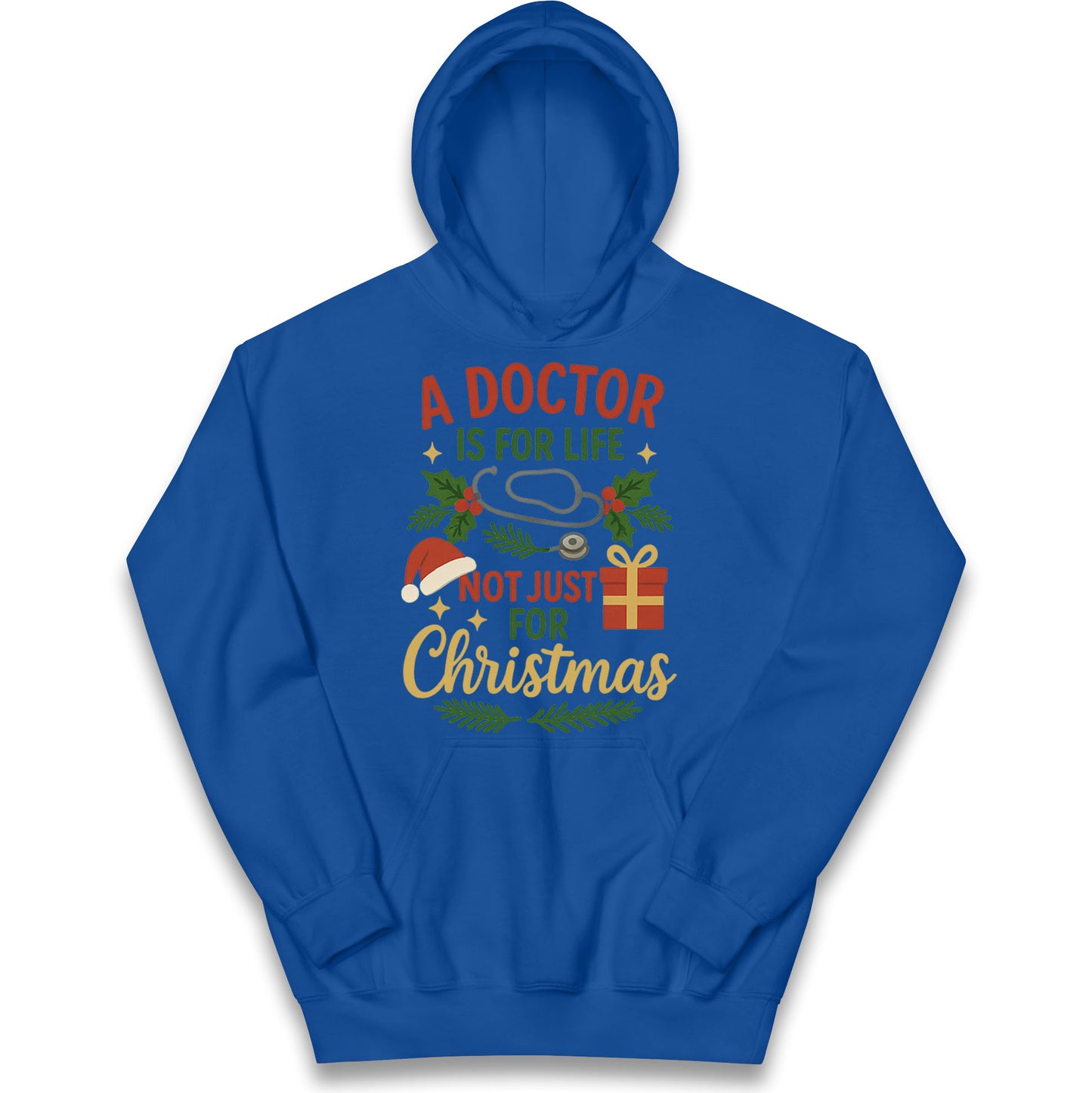 Doctor Christmas Kids Hoodie