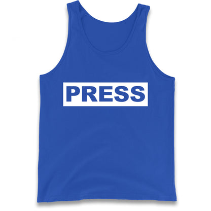 PRESS Palestine Inspired By Journalist Motaz Azaiza Tank Top