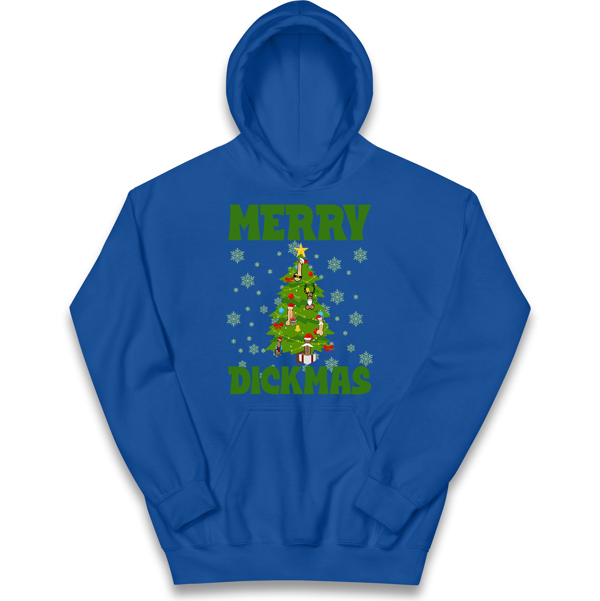 Merry Dickmas Funny Christmas Hoodie