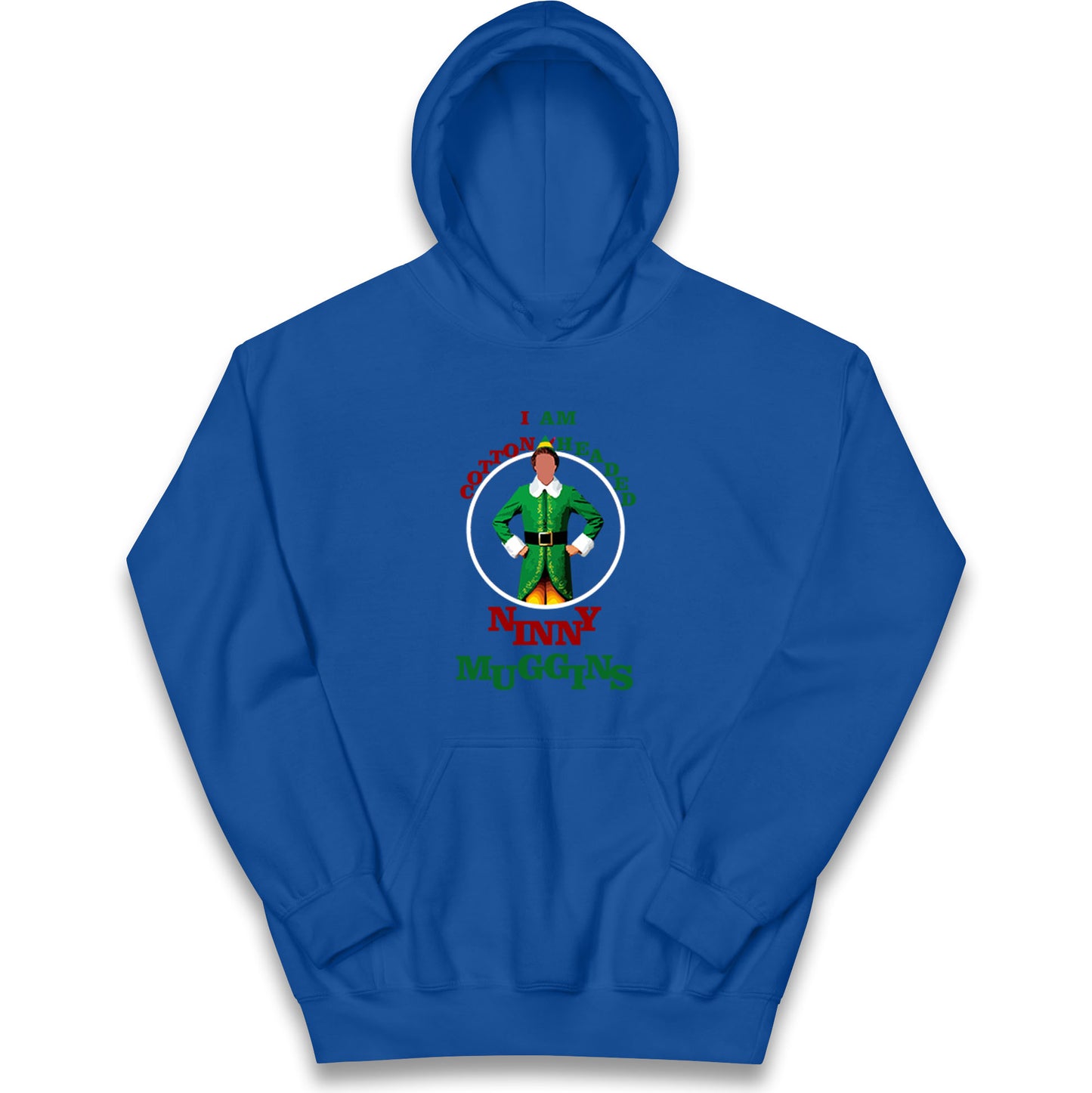 Christmas Patrick Baynham Elf Kids Hoodie