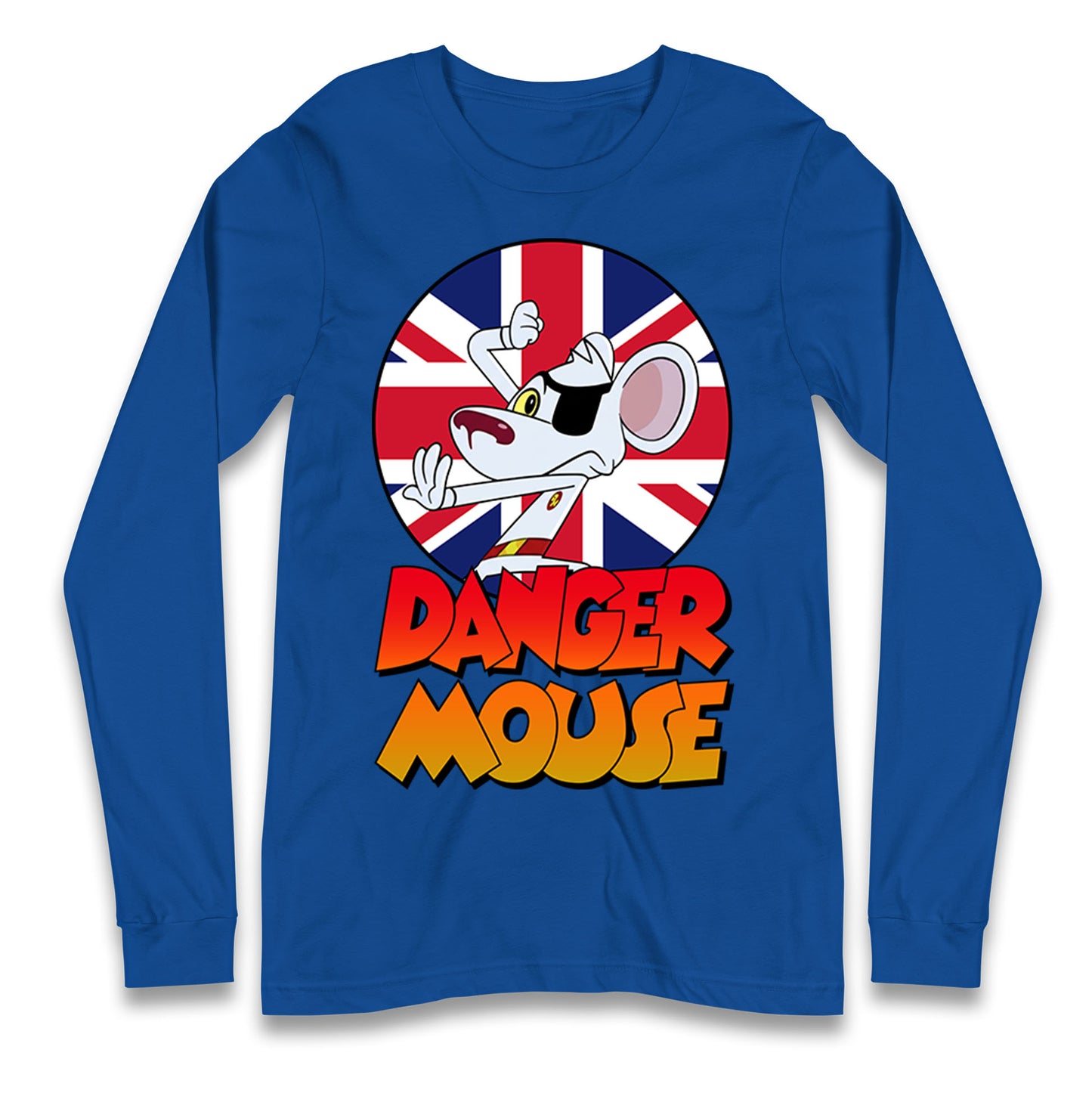Danger Mouse Union Jack Longsleeve T Shirt