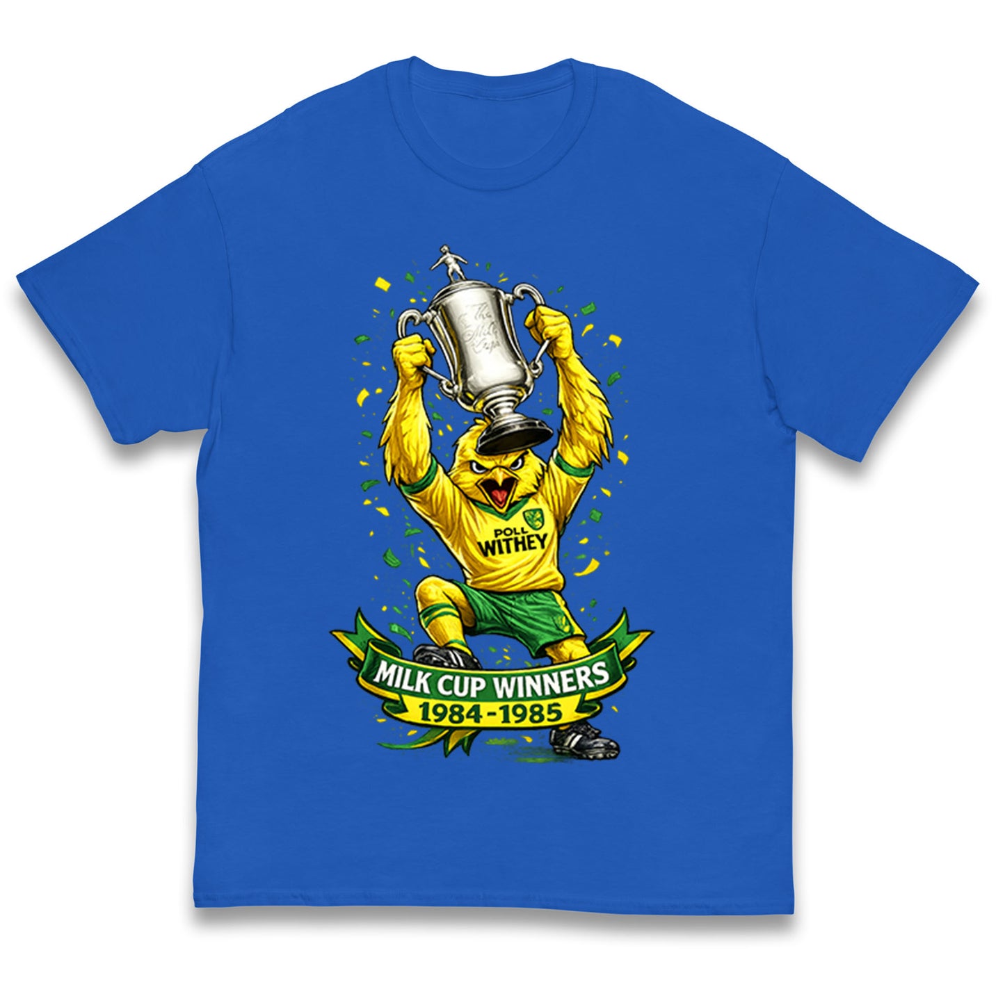 Norwich City Milk Cup Winners Kids T Shirt 