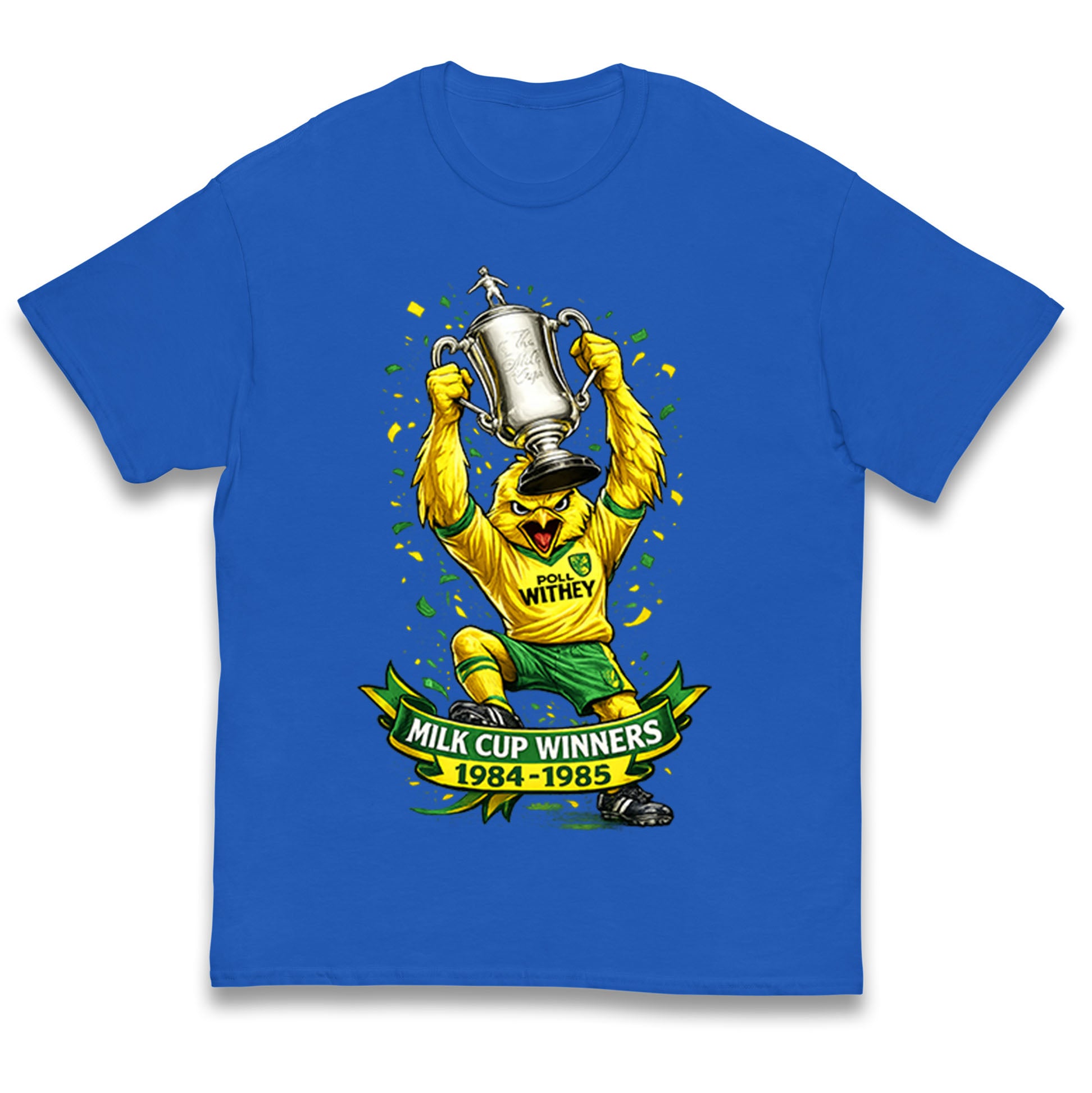 Norwich City Milk Cup Winners Kids T Shirt 