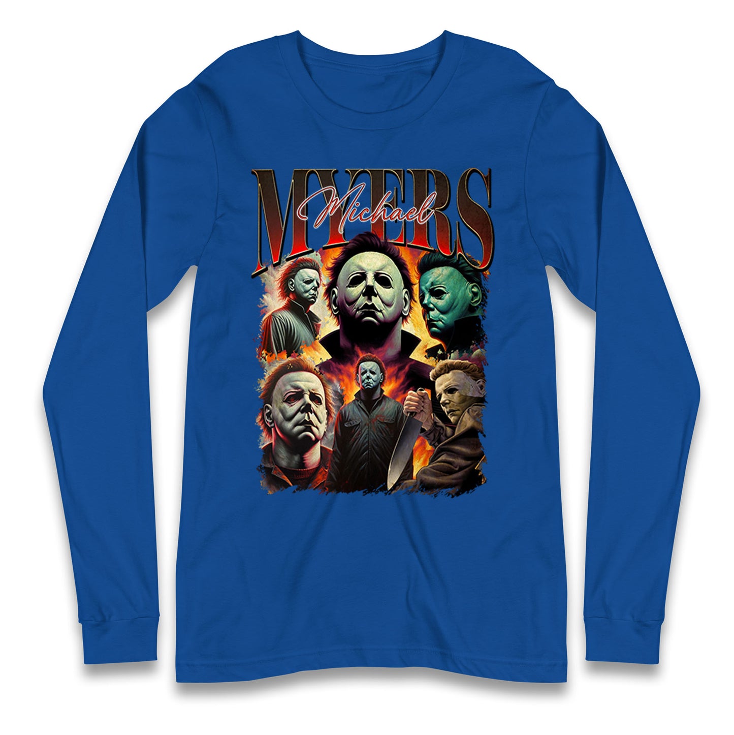 Michael Myers Bootleg Halloween Long Sleeve T Shirt