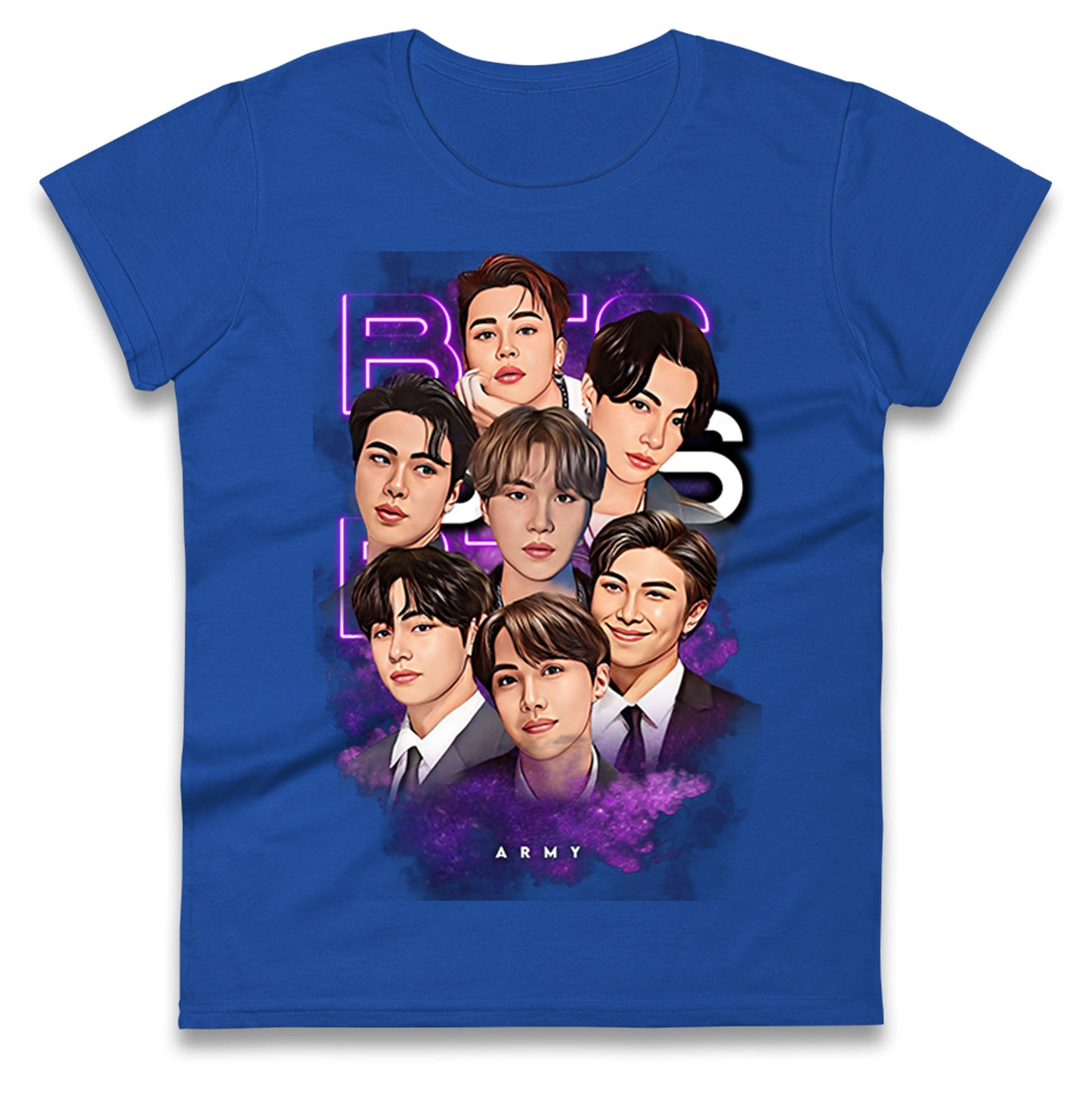 BTS K POP Ladies T Shirt