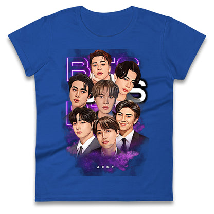 BTS K POP Ladies T Shirt