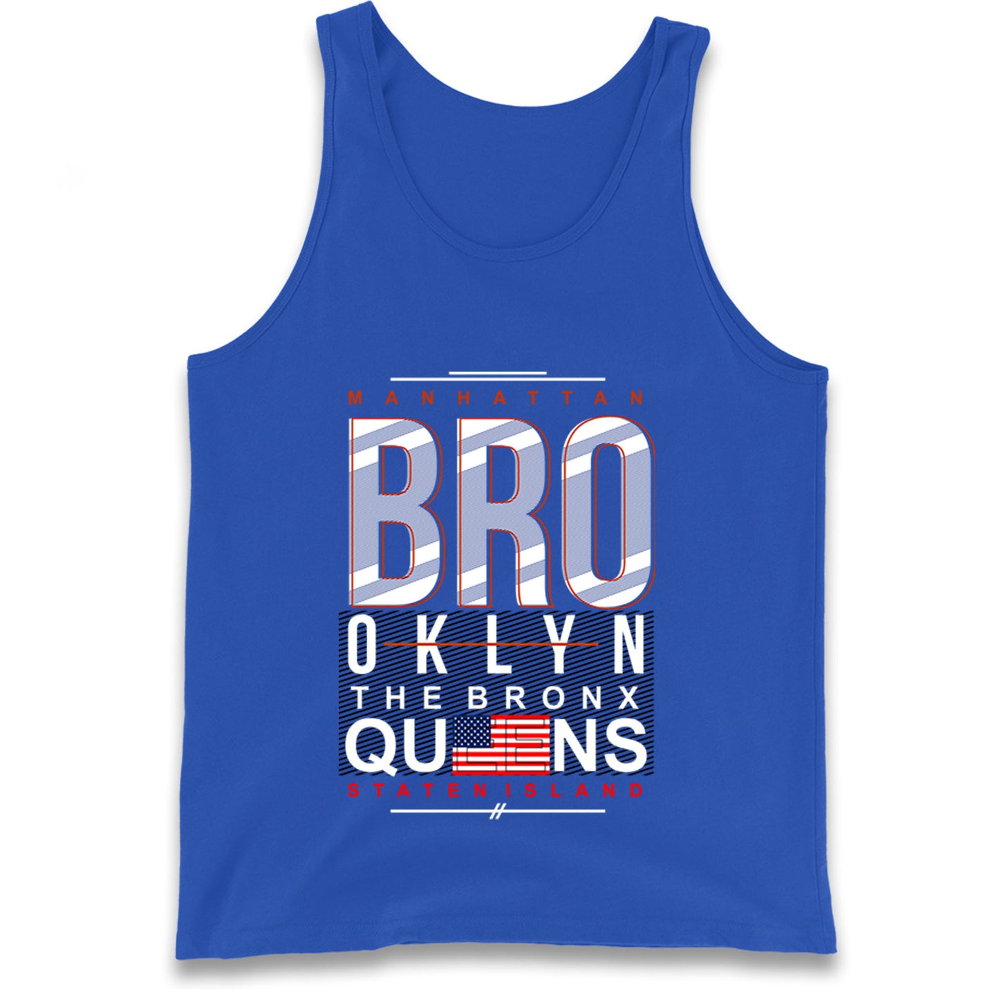Brooklyn New York State Tank Top