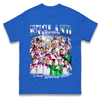 Englands Women Euro Winners 2025 T Shirt