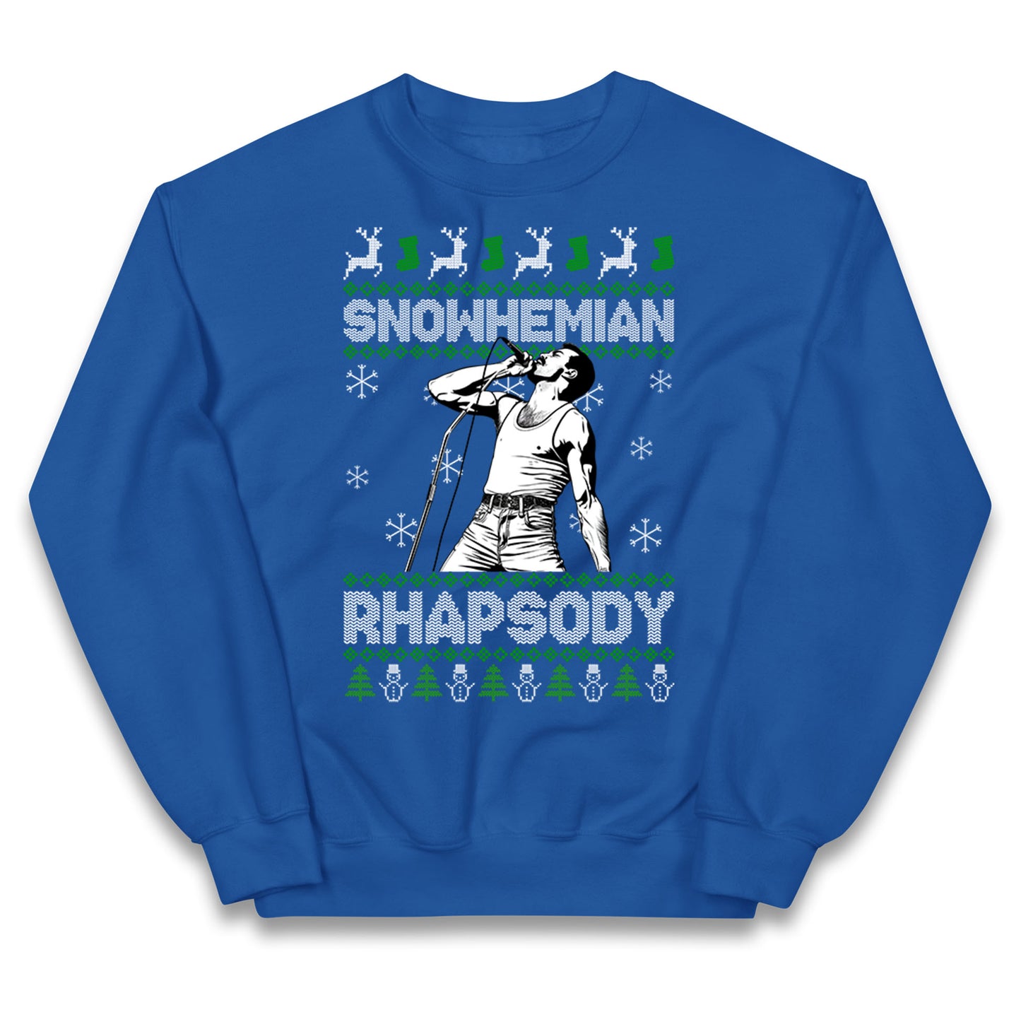 Freddie Mercury Christmas Kids Jumper