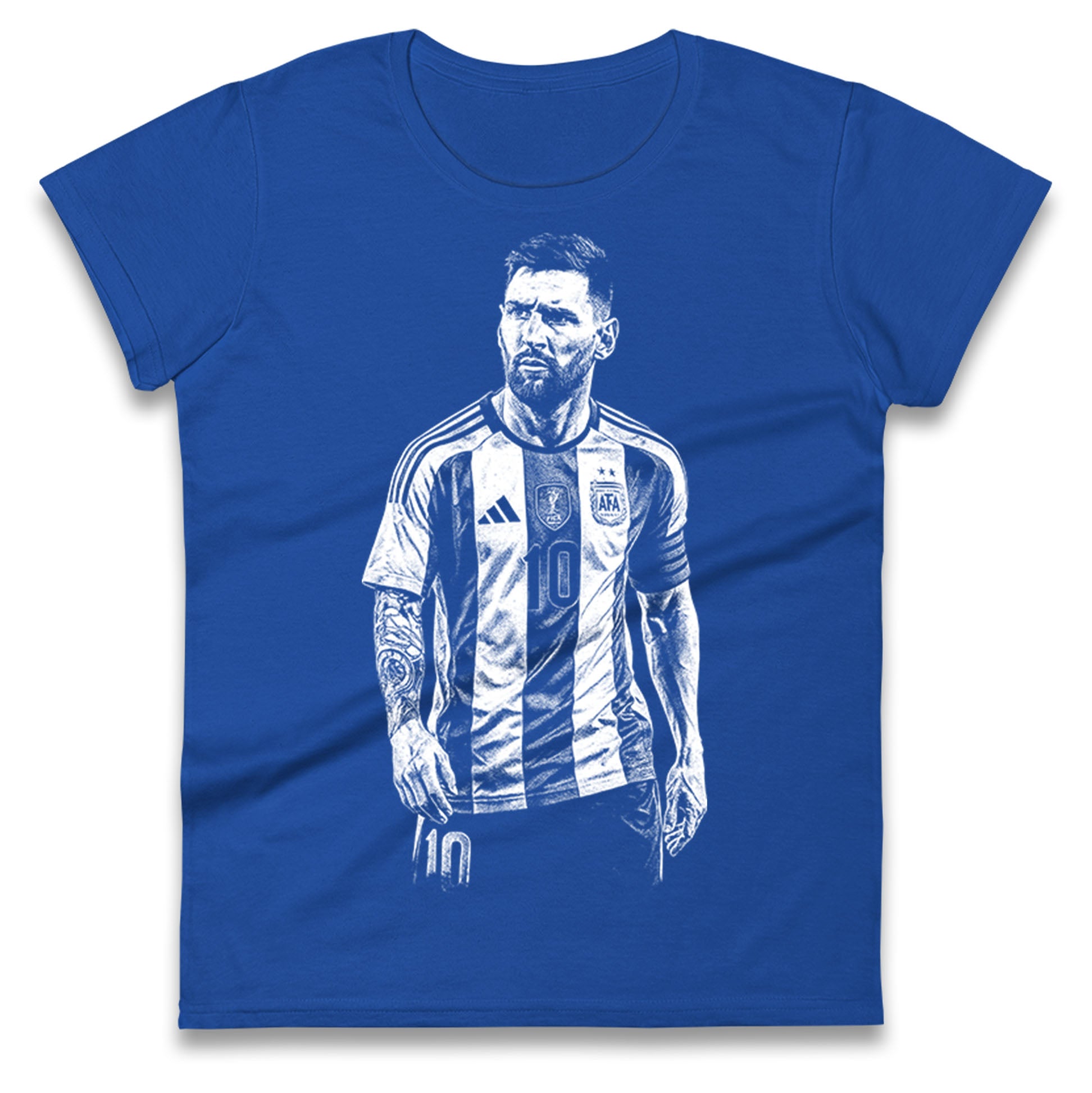 Lionel Messi Argentina Ladies T Shirt 