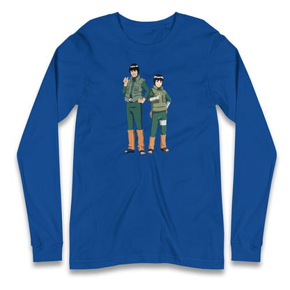 Might Guy & Rock Lee Long Sleeve T Shirt