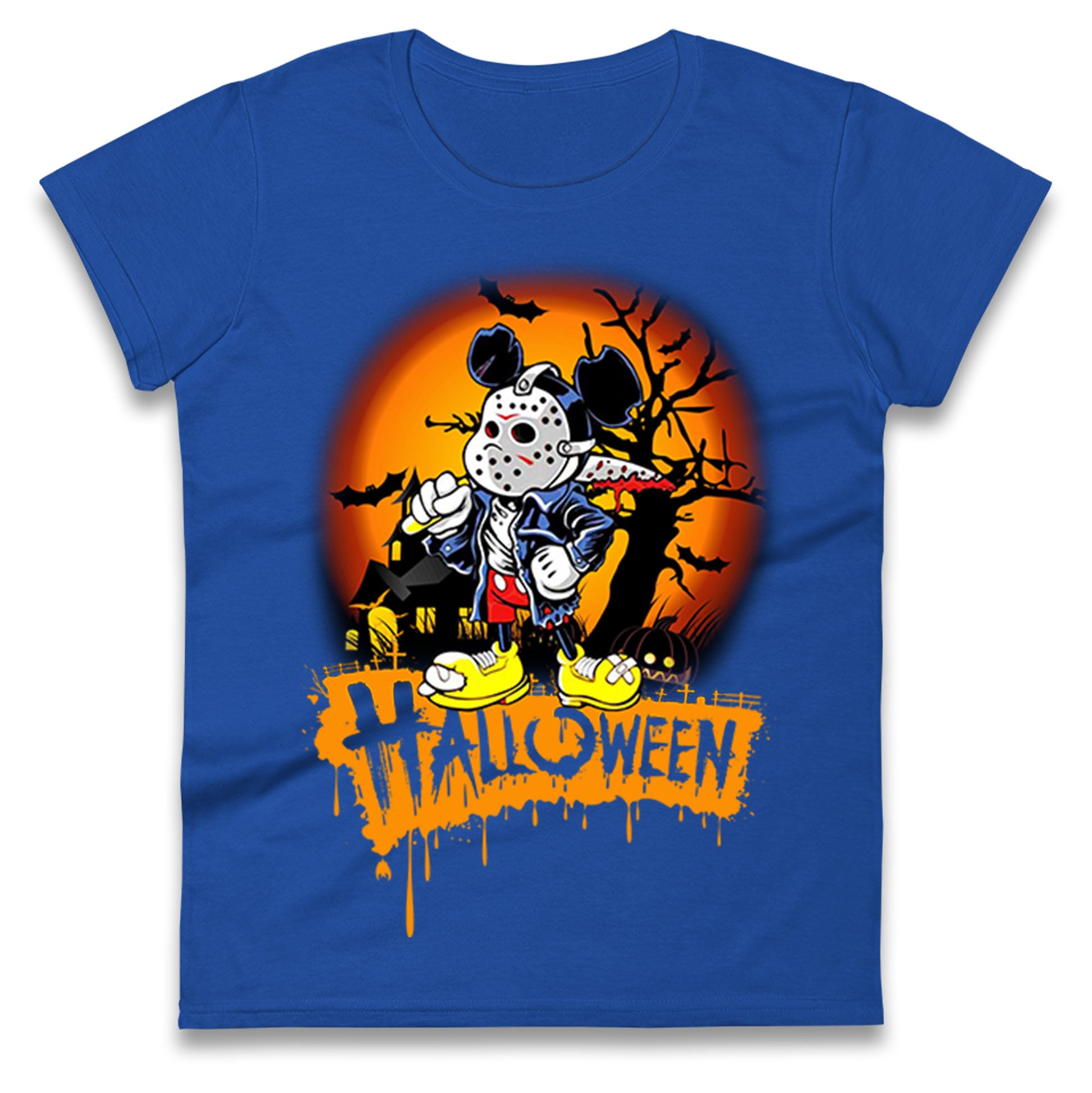 Mickey Mouse Haunted Halloween t shirt
