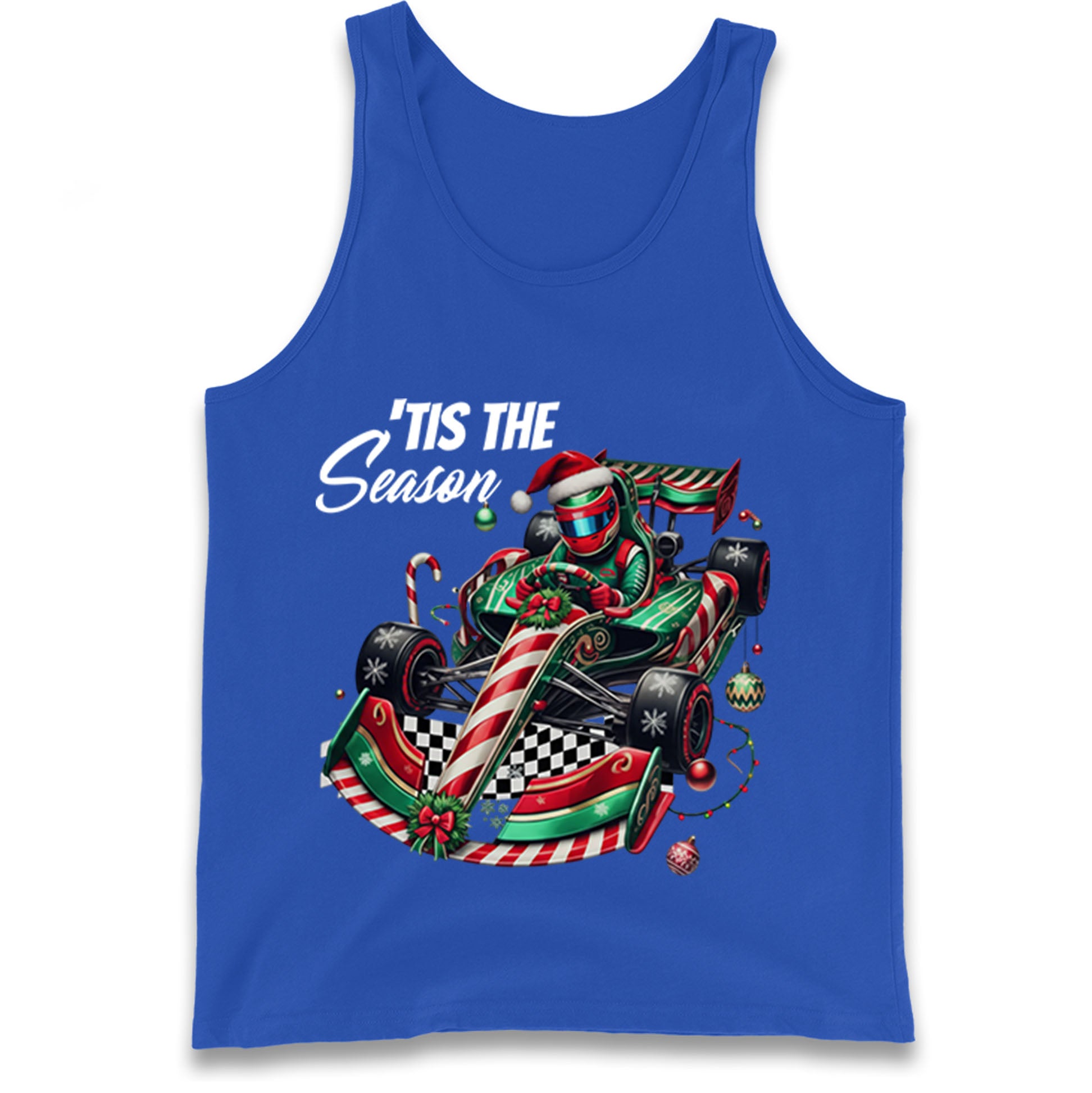 Formula 1 Karting Christmas Tank Top