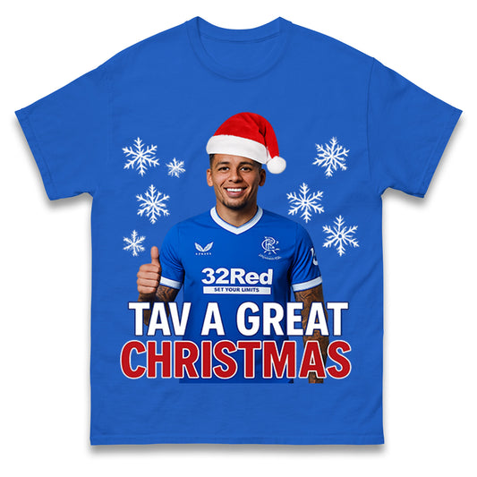 Tav a Great Christmas Rangers T Shirt 