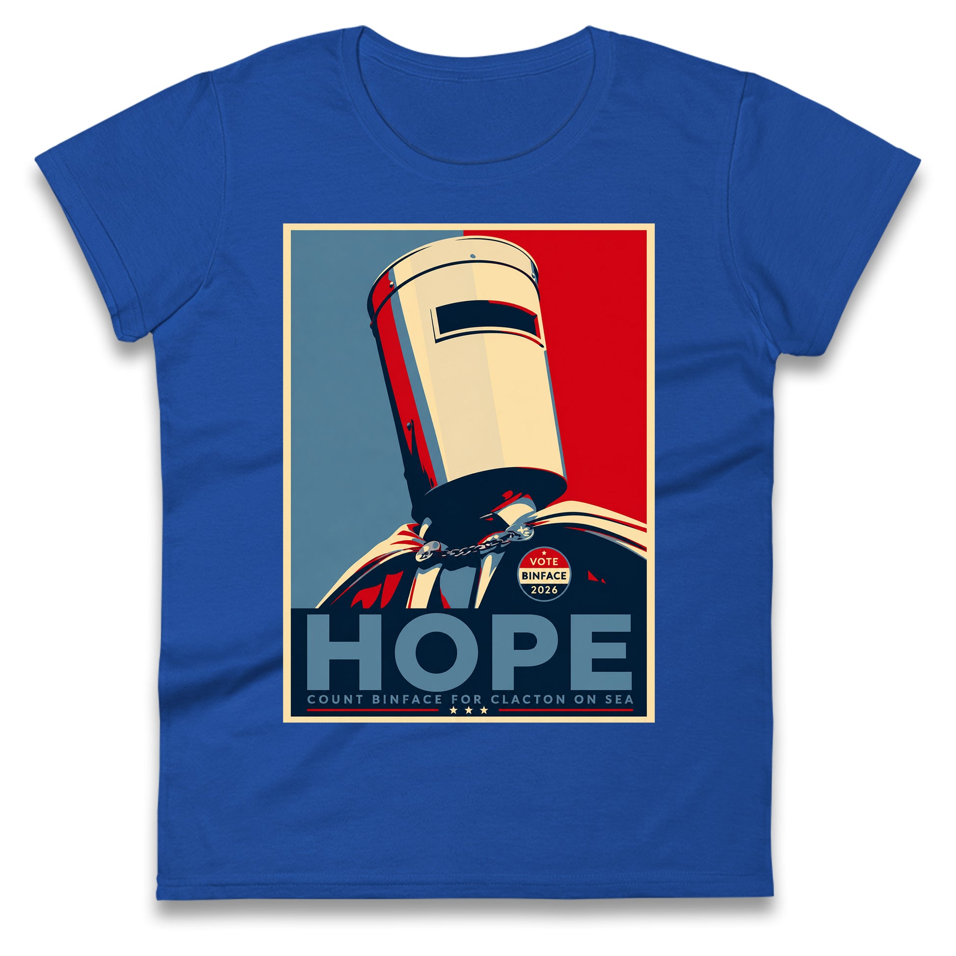 Count Binface Ladies T Shirt