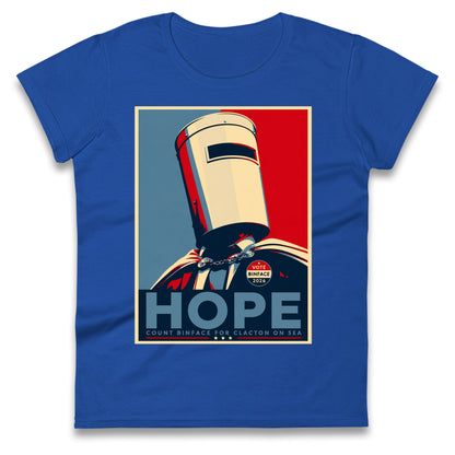 Count Binface Ladies T Shirt