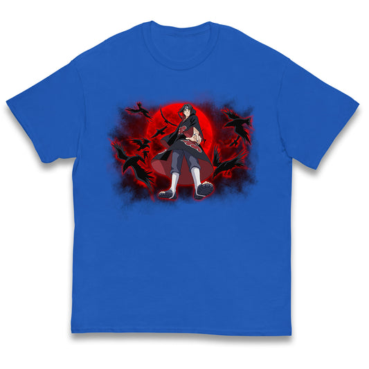 naruto shippuden itachi uchiha anime t shirt