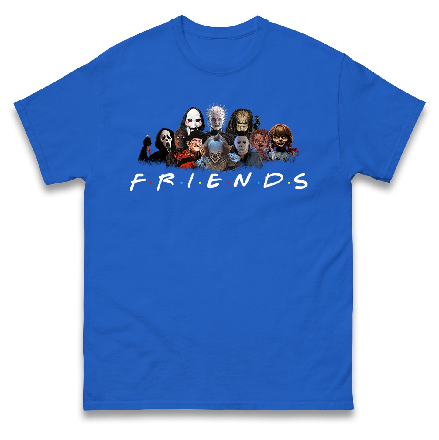 Horror Characters Friends Halloween t shirts