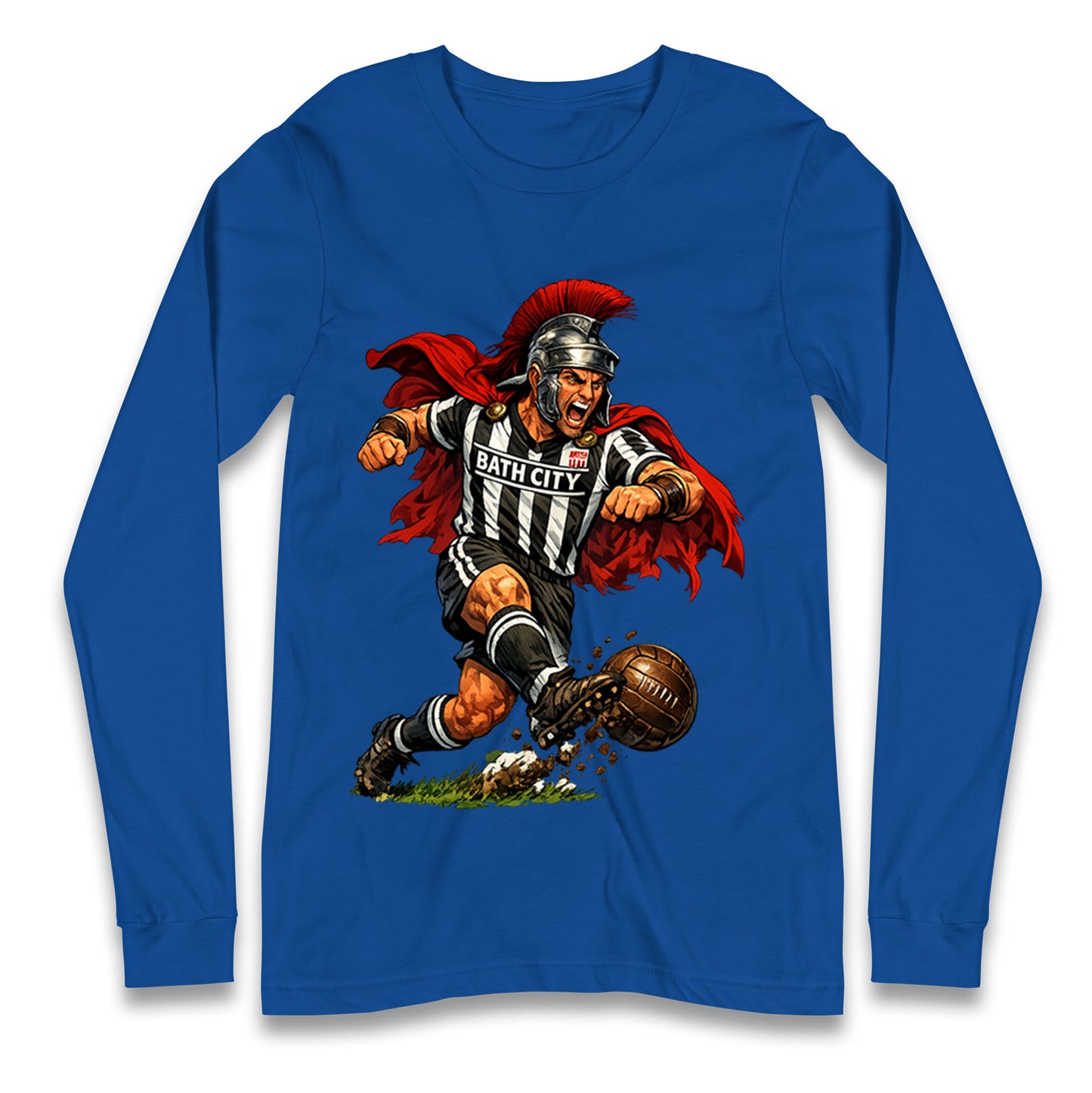 Retro Bath City Football Longsleeve T Shirt
