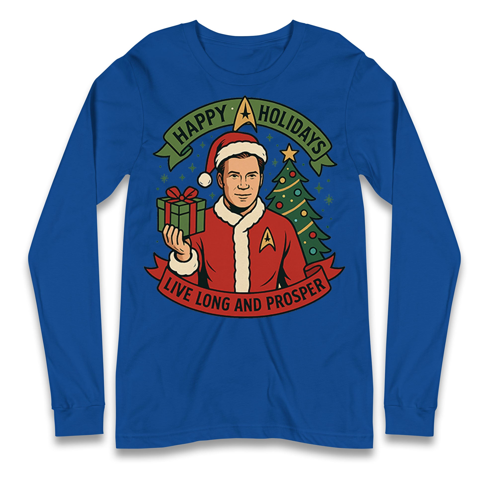 Star Trek Christmas Longsleeve T Shirt