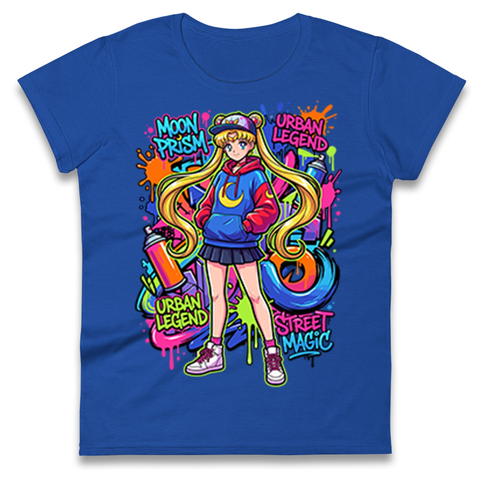 Moon Prism Power Ladies T Shirt