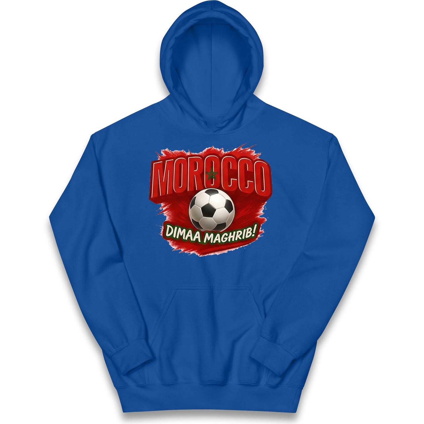 Morocco Retro World Cup Kids Hoodie 