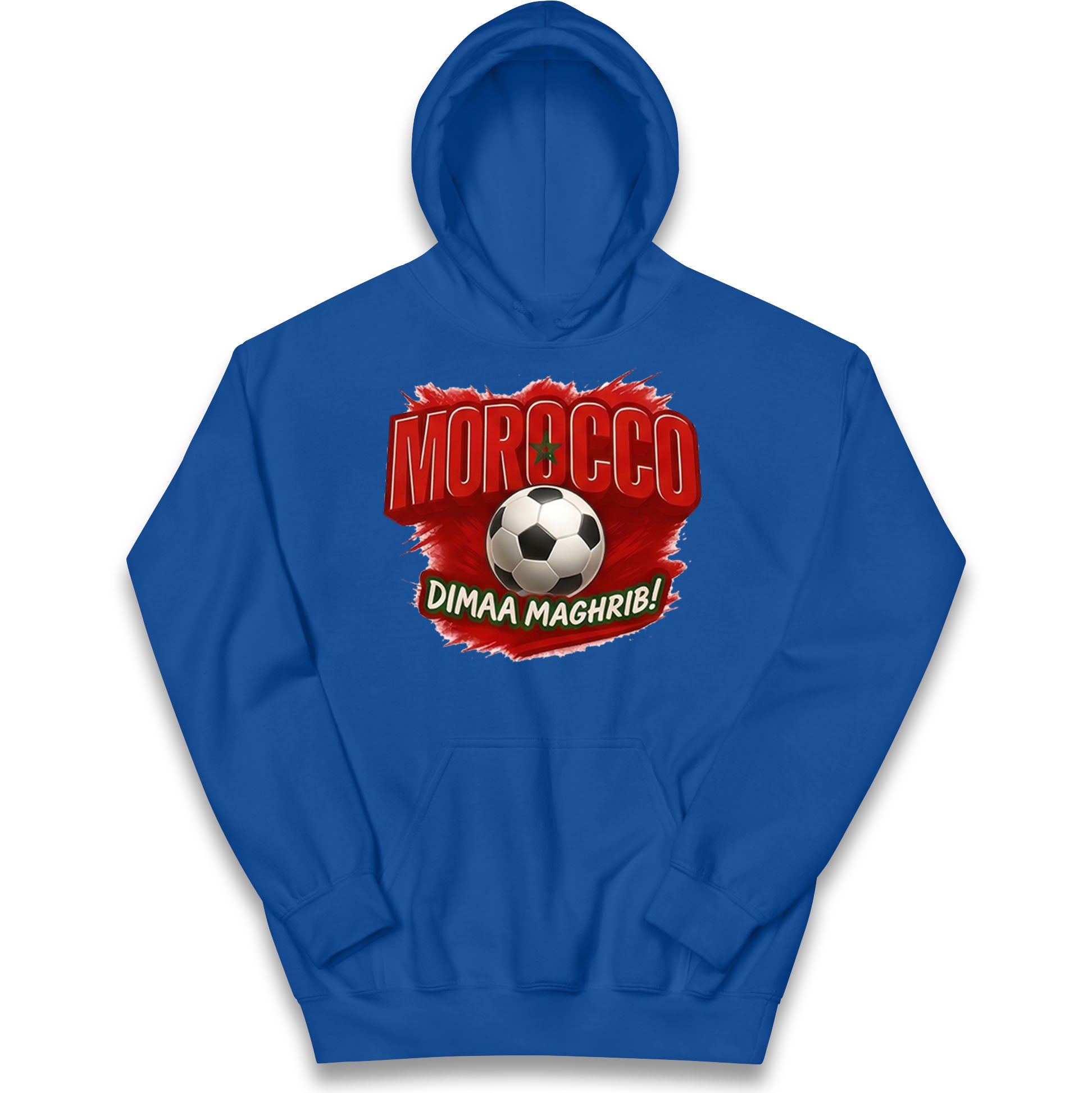 Morocco Retro World Cup Kids Hoodie 