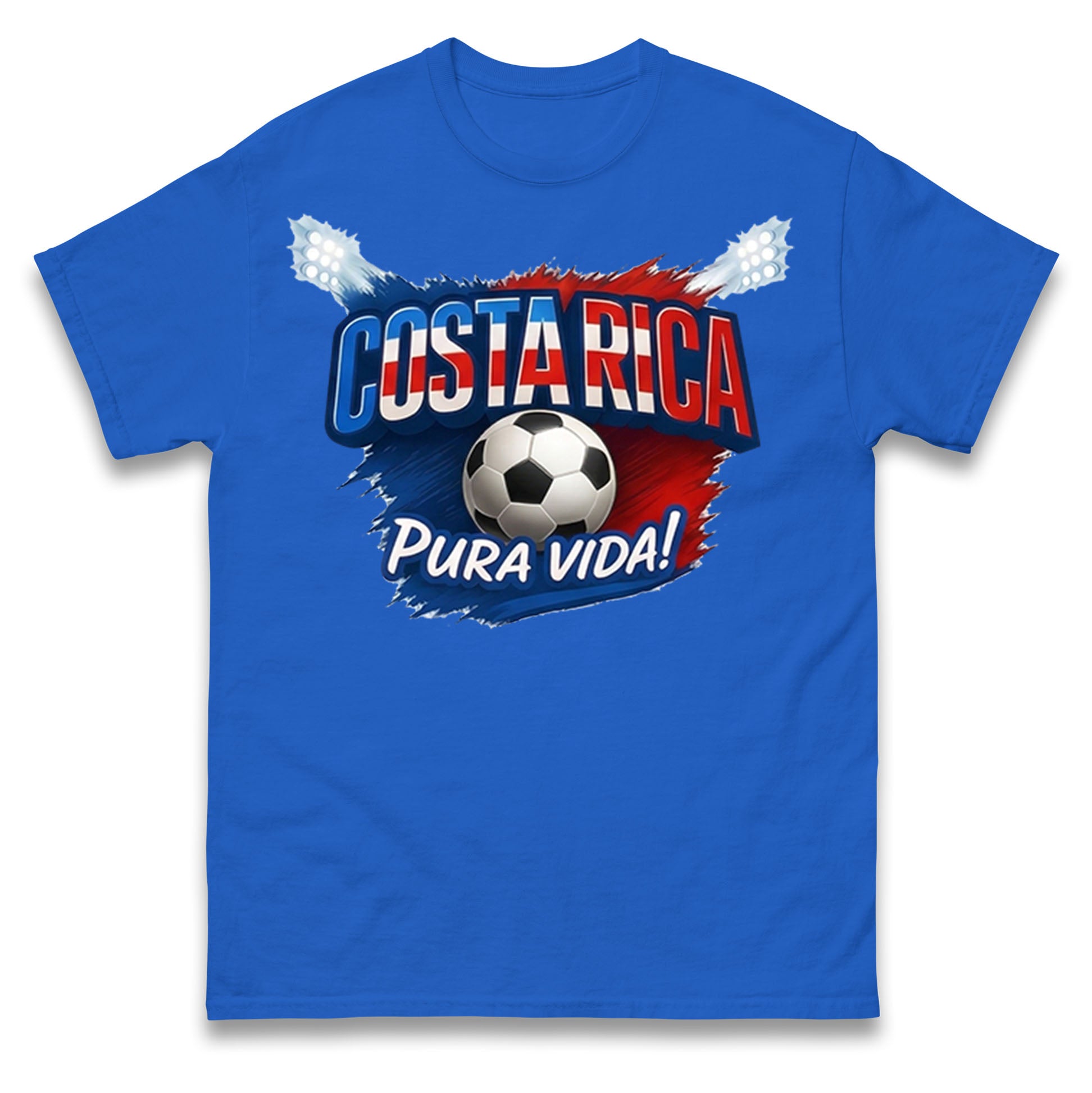 Costa Rica Retro World Cup T Shirt 
