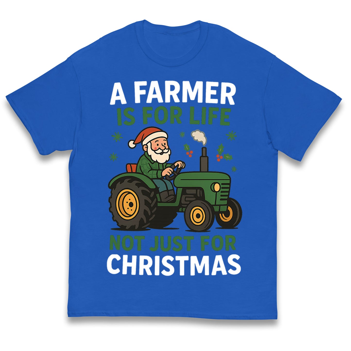 Farmer Christmas Kids T Shirt