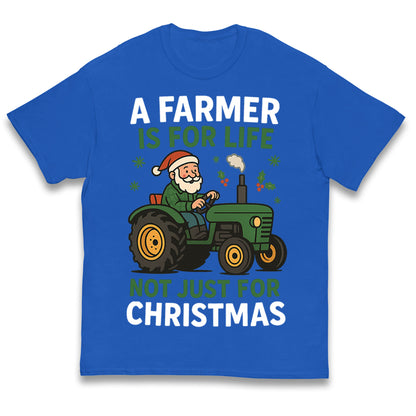 Farmer Christmas Kids T Shirt